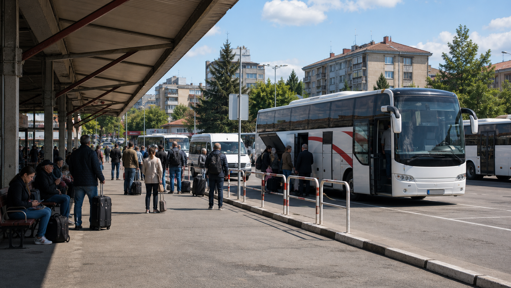 Peroane și autocare regionale